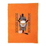 Estilo Clothing™ African Soul Dejembe Player Art Print on Paper
