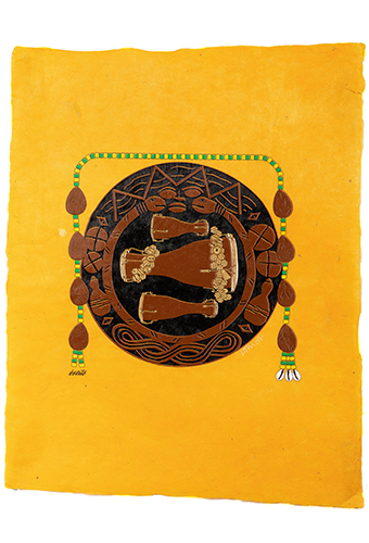 Estilo Clothing™ Bata Drums Afro Cuban Art Print on Paper