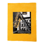 Estilo Clothing™ Inner City Saxophone Art Print on Paper
