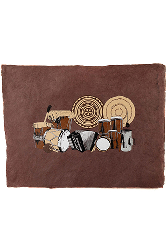 Estilo Clothing™ La Cumbia de Colombia y Panama Art Print on Paper