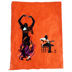 Estilo Clothing™ Flamenco Dancer & Spanish Guitar  Art Print on Paper