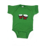 Estilo Clothing™  Gender Neutral Bongo Drums Onesie, Green
