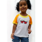 Estilo Clothing™  Bongo Drums Toddler Raglan Color Block Tee