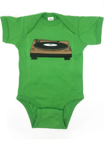 Estilo Clothing™  Gender Neutral Turntable Onesie, Green