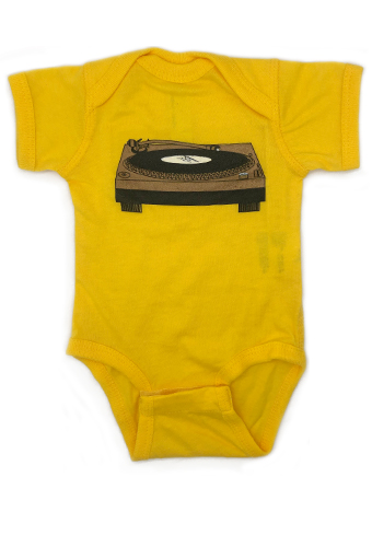 Estilo Clothing™  Gender Neutral Turntable Onesie, Yellow
