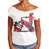 Afro-Latin & Folklorico Cut Boat Neck T-Shirts