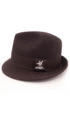 Estilo Clothing™ Chocolate Wool Fedora Hat