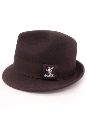 Estilo Clothing™ Chocolate Wool Fedora Hat