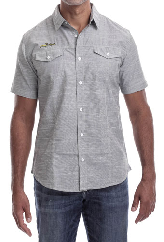 Estilo Clothing™ Boogaloo (Drum-Head/Turntable) Short Sleeve Button Up Shirt