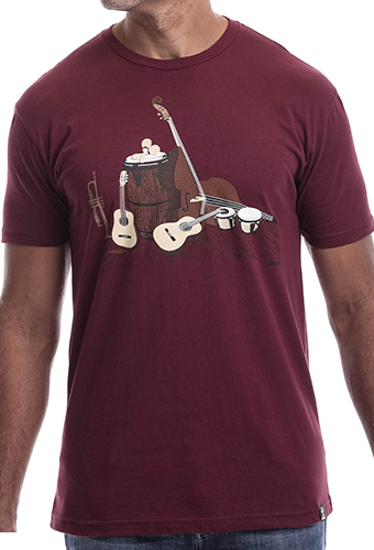 Estilo Clothing™ Acoustics Bass, Guitar, Trumpet & Percussion T-shirt