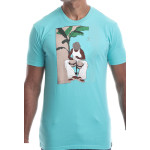 Estilo Clothing™ Bongocero Bongo Player T-shirt, Blue Estilo Clothing™ Bongocero Bongo Player T-shirt, Blue