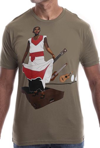 Estilo Clothing™ Son Jarocho Fandango T-shirt, Army Green