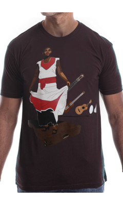Estilo Clothing™ Son Jarocho Fandango T-shirt, Oxblood