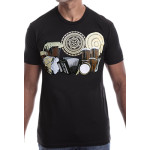 Estilo Clothing™ La Cumbia de Colombia y Panama' T-shirt, Black