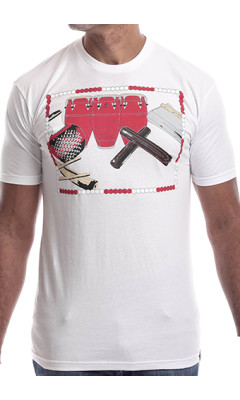 Estilo Clothing™ Rumba de Chango Afro Cuban T-shirt, White