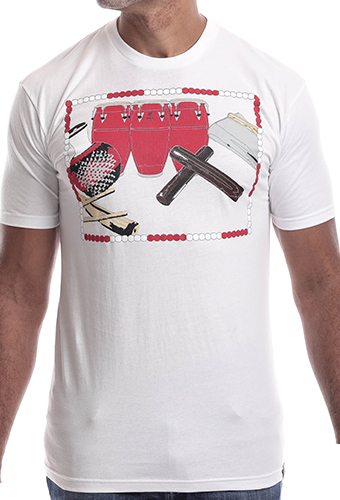 Estilo Clothing™ Rumba de Chango Afro Cuban T-shirt, White