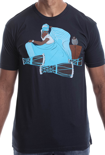 Estilo Clothing™ Yemaya T-shirt, Midnight Navy
