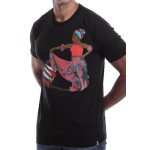 Estilo Clothing™ Afro Puerto Rican Bomba T-shirt, Black