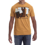 Estilo Clothing™ Cajon Afro Peruvian T-shirt, Antique Gold