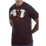 Estilo Clothing™ Cajon Afro Peruvian T-shirt, Oxblood