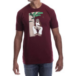 Estilo Clothing™ Bongocero Bongo Player T-shirt, Maroon
