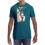 Estilo Clothing™ Bongocero Bongo Player T-shirt, Teal