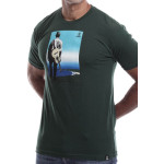 Estilo Clothing™  Buena Vista Acoustic Guitar Player T-shirt, Forest Green