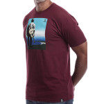 Estilo Clothing™  Buena Vista Acoustic Guitar Player T-shirt, Maroon