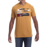 Estilo Clothing™ Cutting & Slapping Conga Turntable T-shirt, Atique Gold