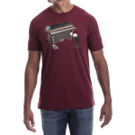 Estilo Clothing™ Esperando Montuno Fender Rhodes Piano T-shirt, Maroon