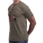 Estilo Clothing™ Flamenco Dancer & Spanish Guitar T-shirt, Army Green Estilo Clothing™ Flamenco Dancer & Spanish Guitar T-shirt, Army Green