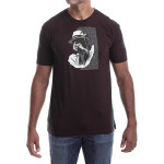 Estilo Clothing™ Harmonic Blues Harmonica Player T-shirt, Oxblood