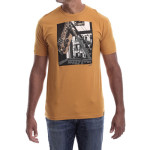 Estilo Clothing™ Inner City Saxophone T-shirt, Antique Gold Estilo Clothing™ Inner City Saxophone T-shirt, Antique Gold