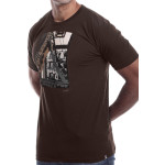 Estilo Clothing™ Inner City Saxophone T-shirt, Dark Chocolate