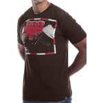 Estilo Clothing™ Rumba de Chango Afro Cuban T-shirt, Chocolate