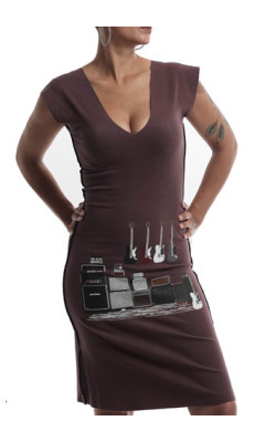 Estilo Clothing™ Amped Up Bass Guitar & Amps Dress
