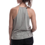 Estilo Clothing™ Amped Up Electric Bass Guitar & Amps High Neck Halter Blouse