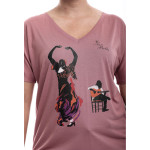 Estilo Clothing™ Flamenco Dancer & Spanish Guitar Flowy V Neck