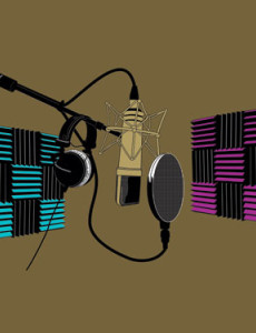 The Studio Microphone Graphic Design