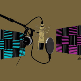 The Studio Microphone Graphic Design