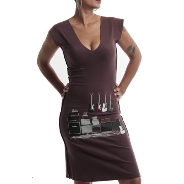 Amped Up Bass Guitar & Amps Dress
