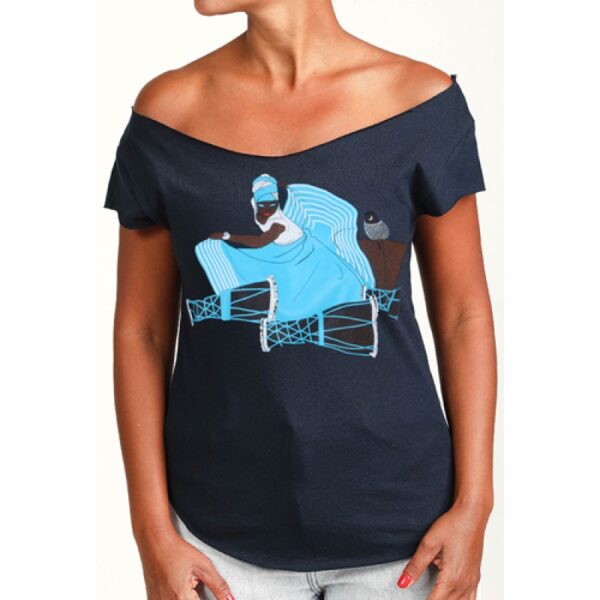 Yemaya Cut Boat Neck T-shirt