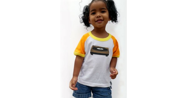 Turntable Toddler Raglan Color Block Tee - Image 4