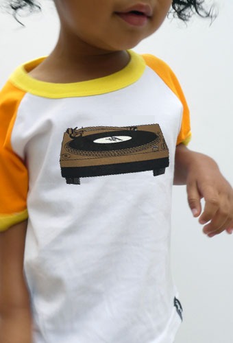 Turntable Toddler Raglan Color Block Tee - Image 5