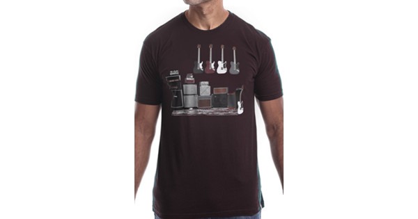 Amped Up Electric Bass Guitar & Amps T-shirt
