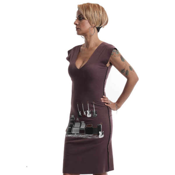 Amped Up Bass Guitar & Amps Dress