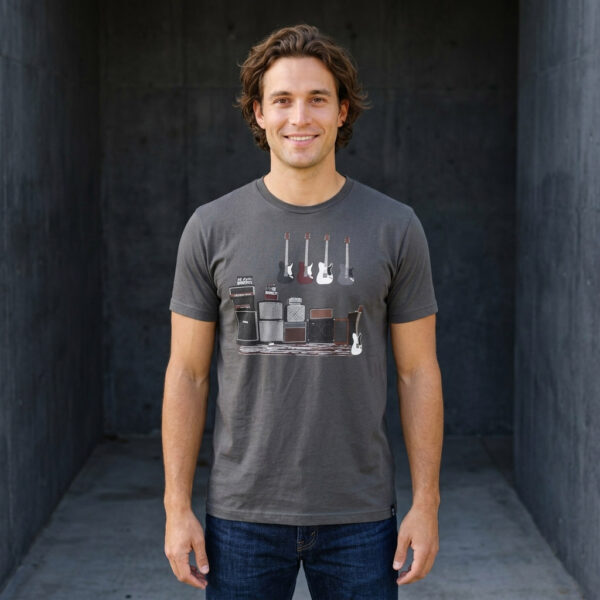 Amped Up Electric Bass Guitar & Amps T-shirt