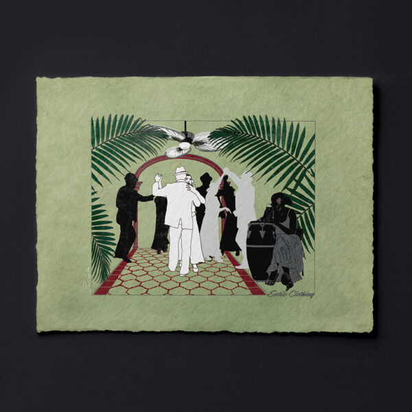 Art Deco Cuban Parlor Art Print on Paper