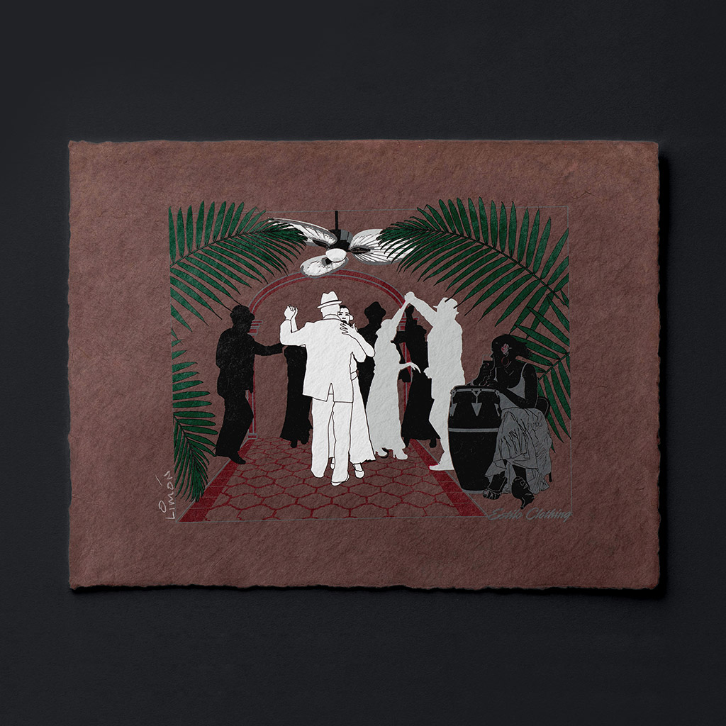 Art Deco Cuban Parlor Art Print on Paper - Image 3