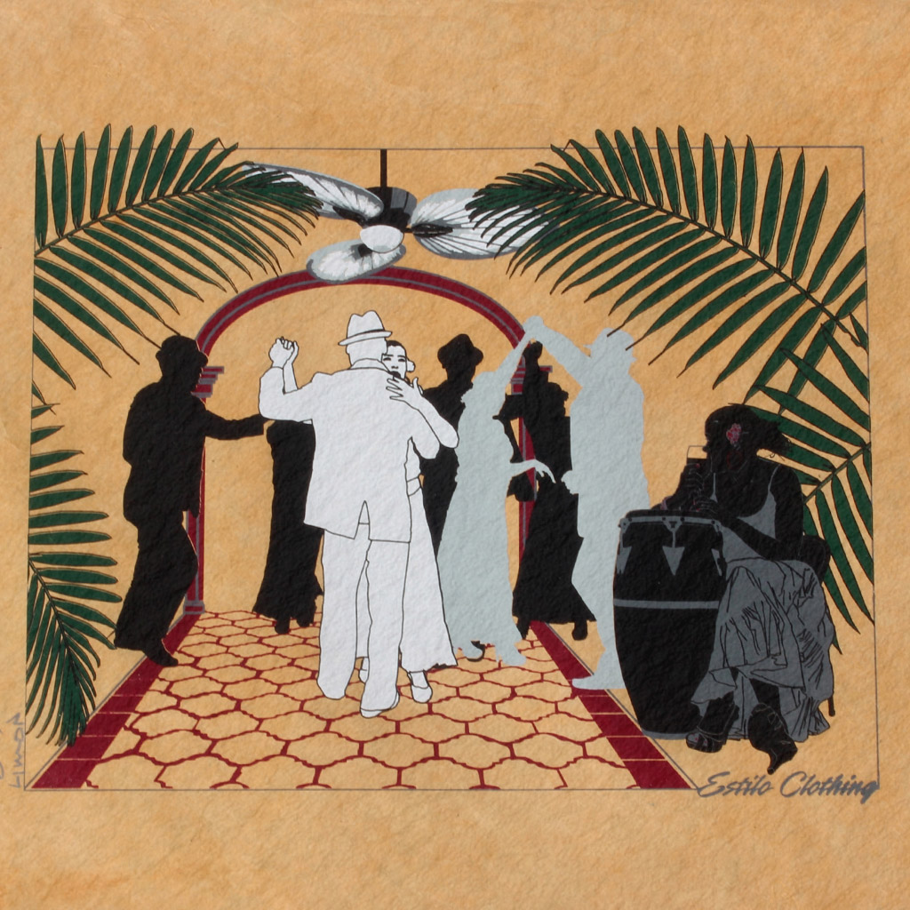 Art Deco Cuban Parlor Art Print on Paper - Image 6